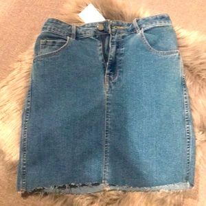 Denim skirt